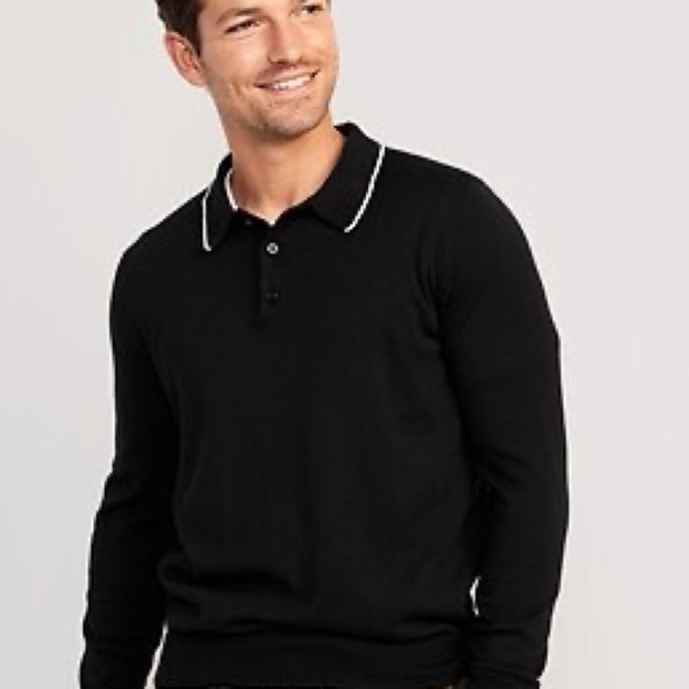 Old Navy Sweater-Knit Polo. Men’s Large.